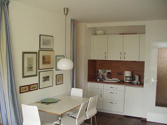 Essecke in der Ferienwohnung